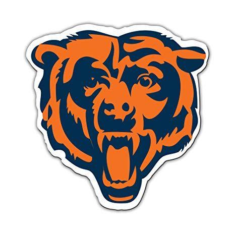 NFL Bears Logo - Amazon.com : Fremont Die NFL Chicago Bears 12-Inch Vinyl Logo Magnet ...