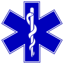 Medical Cross Snake Logo - Rod of Asclepius