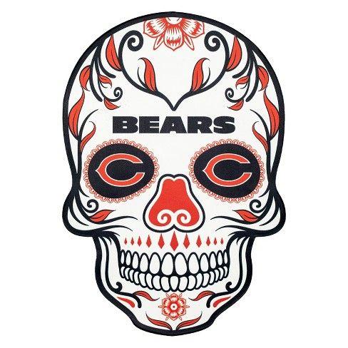 NFL Bears Logo - NFL Chicago Bears Large Outdoor Skull Decal : Target