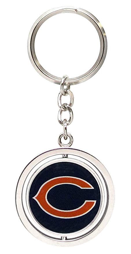 NFL Bears Logo - Amazon.com : Chicago Bears - NFL Spinning Logo Keychain : Sports ...