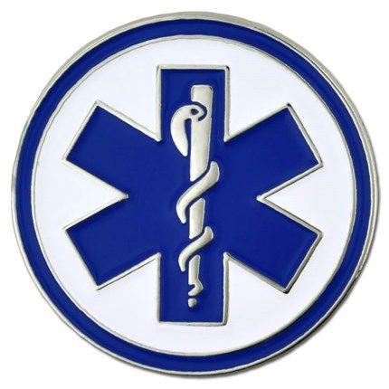 Star of Life Logo - EMT Medical Pins, Star of Life Pins, Medical Symbol Pins