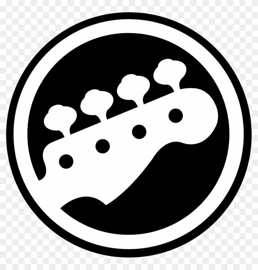 Black and White Bass Logo - Bass Guitar Logo Png - Free Transparent PNG Clipart Images Download