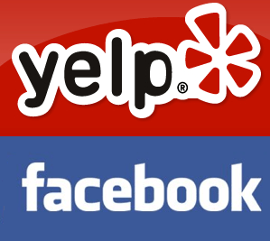 Yelp and Facebook Logo - Yelp security puts Facebook user details