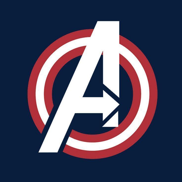 Cool Hero Logo - Camiseta Los Vengadores (The Avengers). Logo América to grab