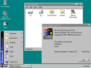 Windows 4.0 Logo - Windows NT 4.0