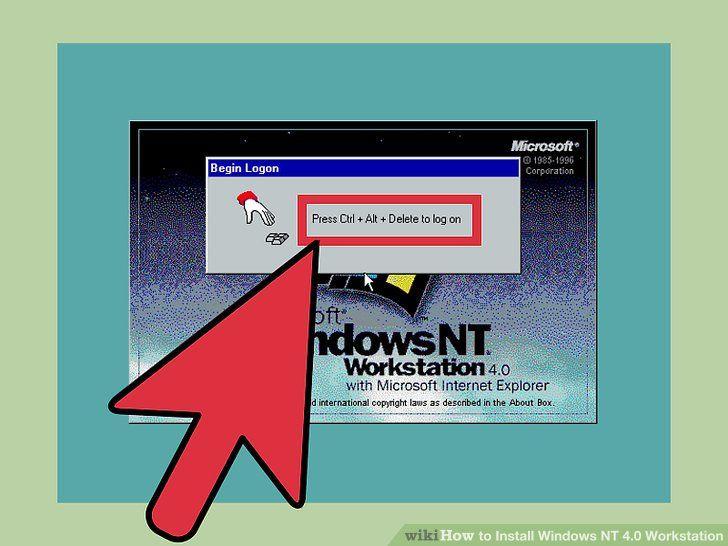 Windows NT 4.0 Logo - How to Install Windows NT 4.0 Workstation (with Pictures)