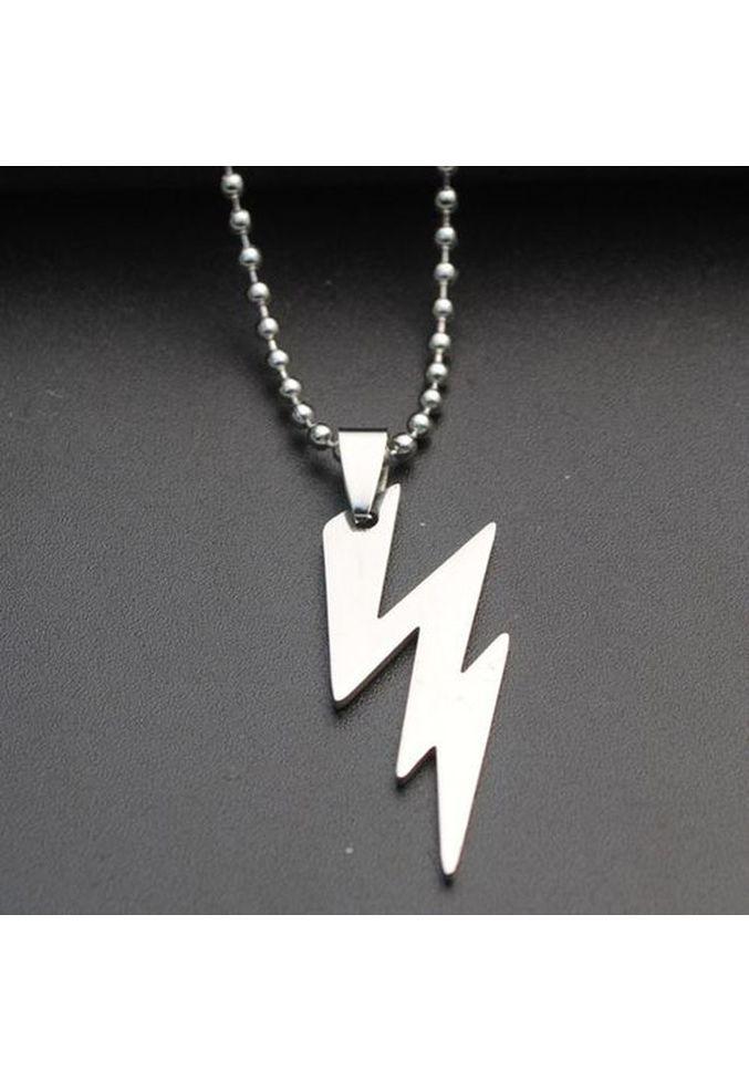 Cool Hero Logo - Cool SUPER HERO The Flash Necklace Lightning Logo Stainless Steel