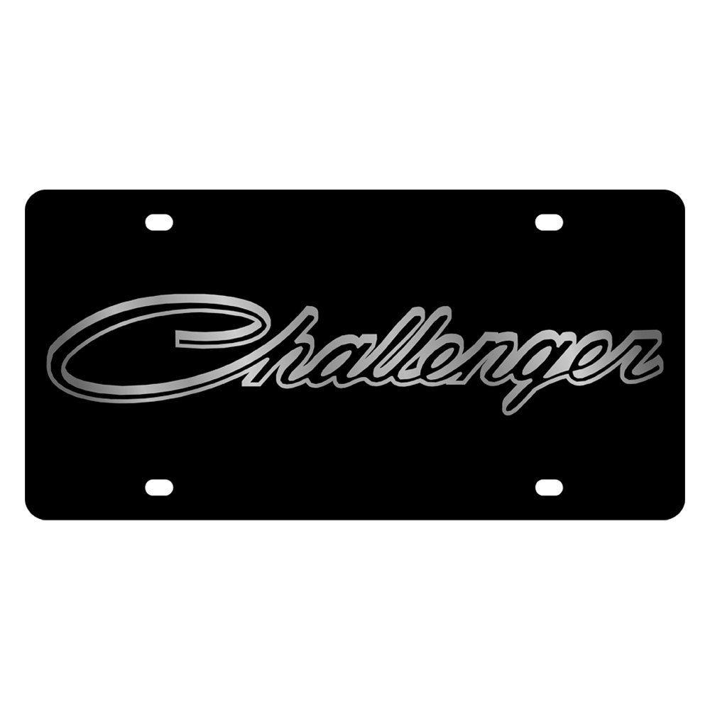 Challenger Logo - Eurosport Daytona® License Plate with Challenger Logo