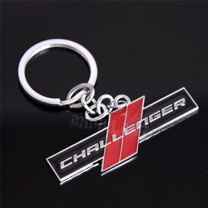 Challenger Logo - 3D CHALLENGER Logo Car Key Ring Key Chain Keychain for Dodge ...
