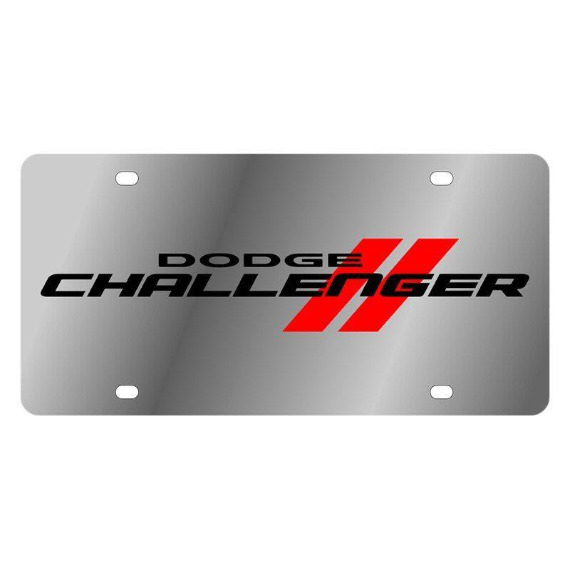 Challenger Logo - Eurosport Daytona® - MOPAR License Plate with Challenger New Logo ...