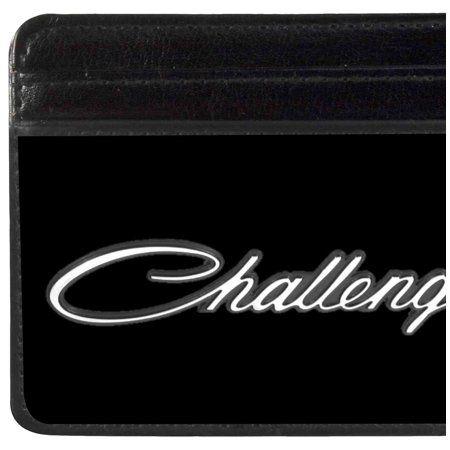 Challenger Logo - Dodge Automobile Company Cursive Challenger Logo Weekend Wallet ...