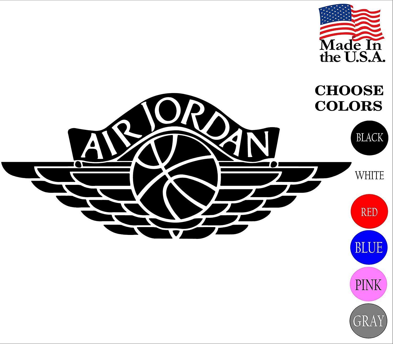 Jordan Flight Logo - Micheal Air Jordan Flight Logo Vinyl Decal Sticker