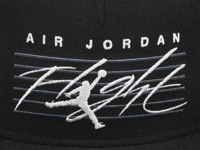 Jordan Flight Logo - Jordan Flight Snapback cap black