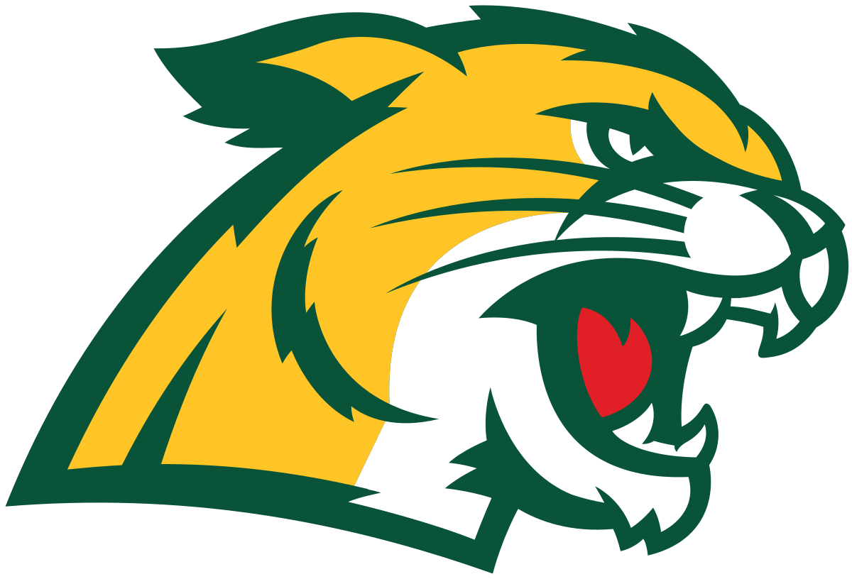 Green and Yellow Sports Logo - Northern Michigan Wildcats