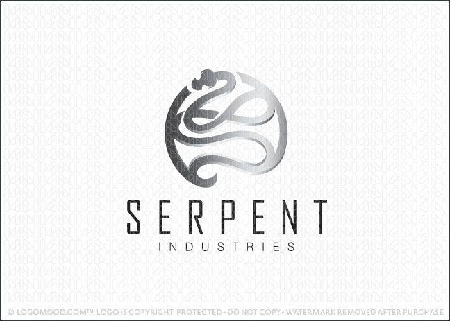 Serpent Logo - Readymade Logos for Sale Serpent Snake Medallion | Readymade Logos ...