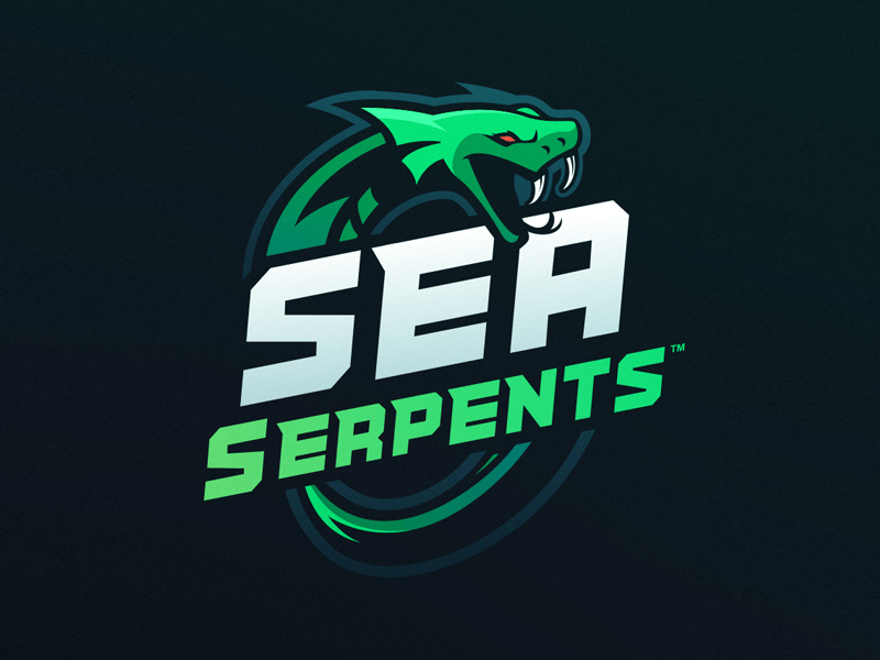 Serpent Logo - Sea Serpents - eSports Logo Design by Travis Howell 