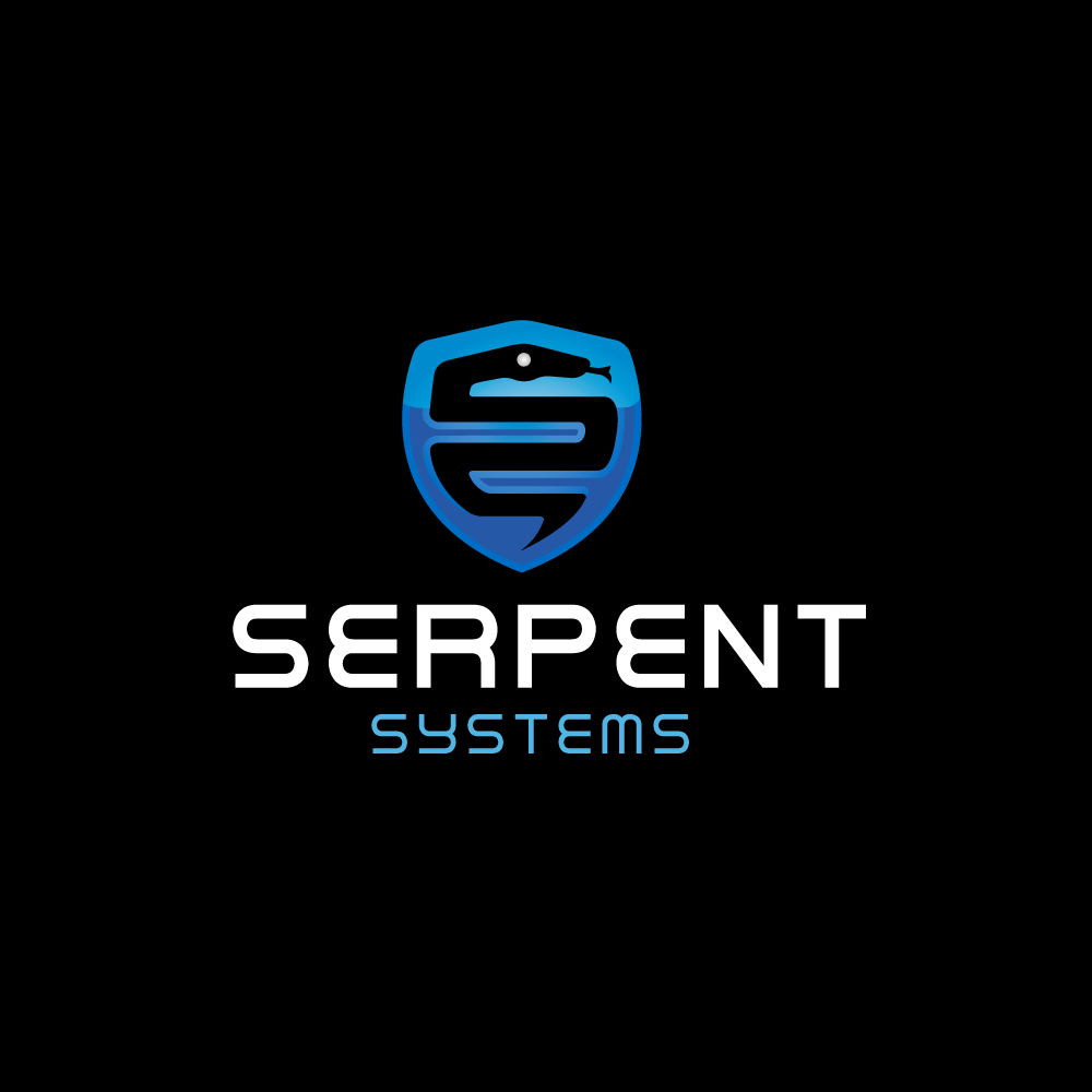 Serpent Logo - For Sale: Serpent Systems Snake Shield Logo | Logo Cowboy