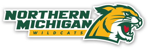 Green and Gold Wildcat Logo - Northern Michigan University
