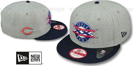 Super Bowl Xx Logo - Bears SUPER BOWL XX SNAPBACK Grey Navy Hat By New Era