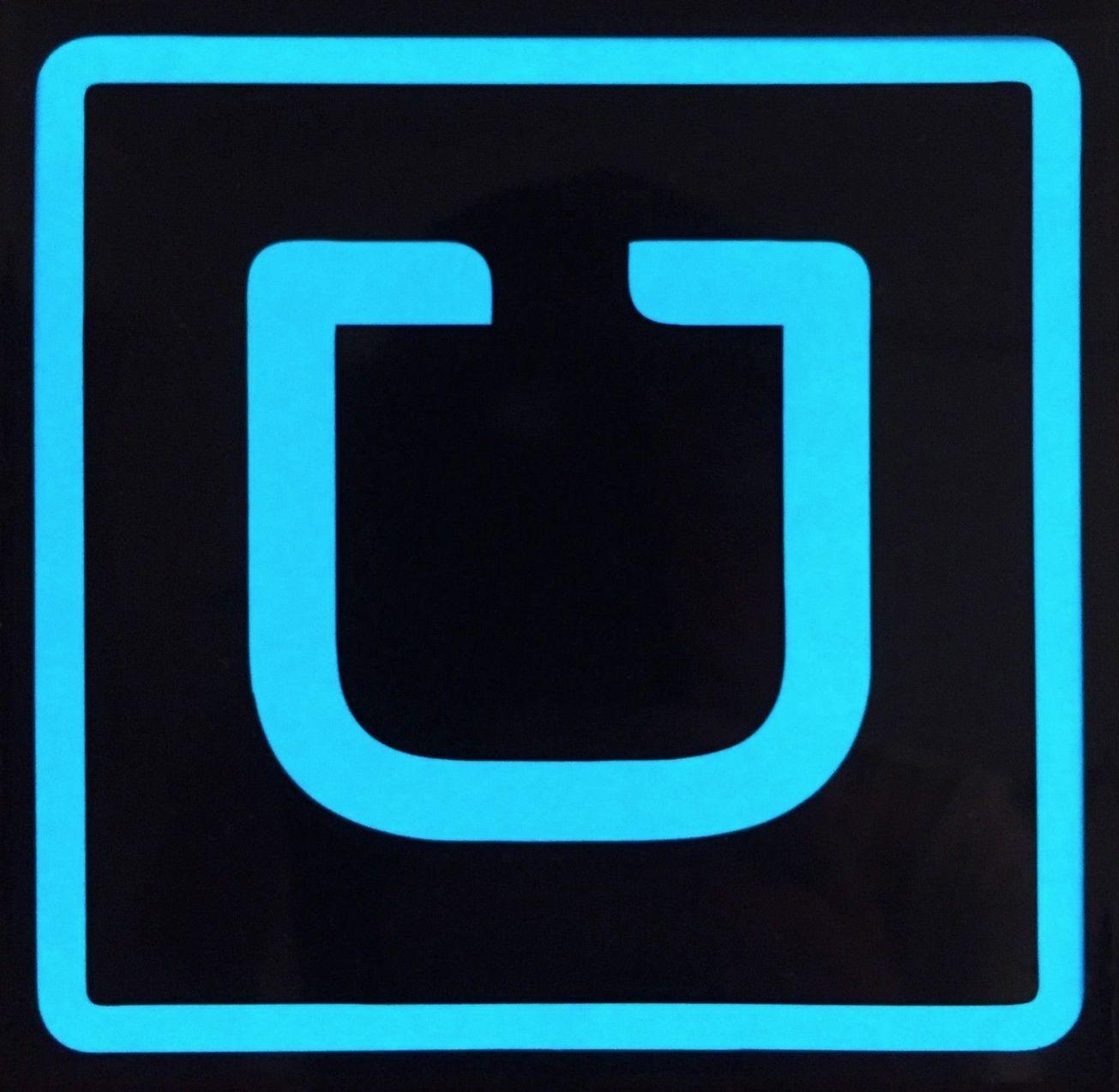 Current Uber Windshield Logo - Uber 'U' Logo Light Up Glowing Sign EL – Store 232