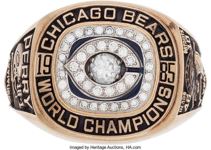 Super Bowl Xx Logo - Chicago Bears Super Bowl XX Championship Ring Presented. Lot