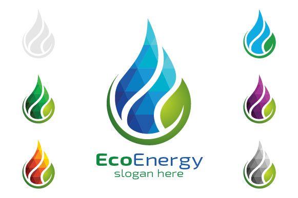 Water Drop Logo - Eco Water Drop Logo, Energies logo