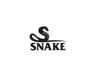 Cool Snake Logo - Snake Logo design - Stylized snake in letter S shape. Great logo for ...