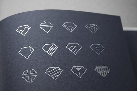 Diamond Glitter Logo - Brilliant Diamond Logo Templates Templates Creative Market