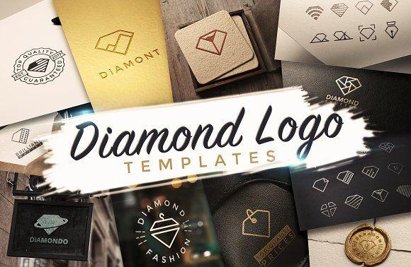 Diamond Glitter Logo - Brilliant Diamond Logo Templates Templates Creative Market