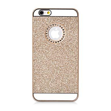 Diamond Glitter Logo - Gold New Bling Crystal Circle Logo Luxury Diamond Glitter Hard Phone ...