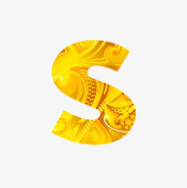 Golden Letter S Logo - Golden Letters S, Golden, Golden Letters, Letter S PNG and Vector ...