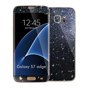 Diamond Glitter Logo - For Samsung Galaxy S7 EDGE DIAMOND Glitter Wrap Sticker: Amazon.co ...
