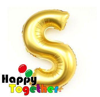 Golden Letter S Logo - HAPPY TOGETHER Crafts Factory Hot Sell Big Size 40inch Gold Letter S