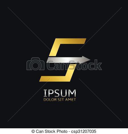 Golden Letter S Logo - Golden Letter S Logo Reaching Down – GVLandscapes