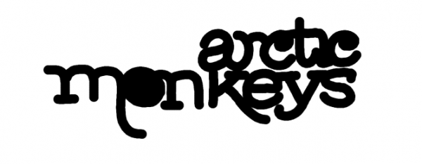 Arctic Monkeys Black and White Logo - Arctic Monkeys Logo Font