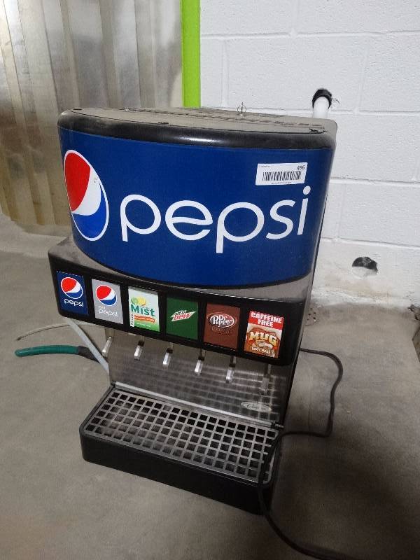 Pepsi Machine Logo - Cornelius 6 head fountain machine- Pepsi logo | Wichita Restaurant ...