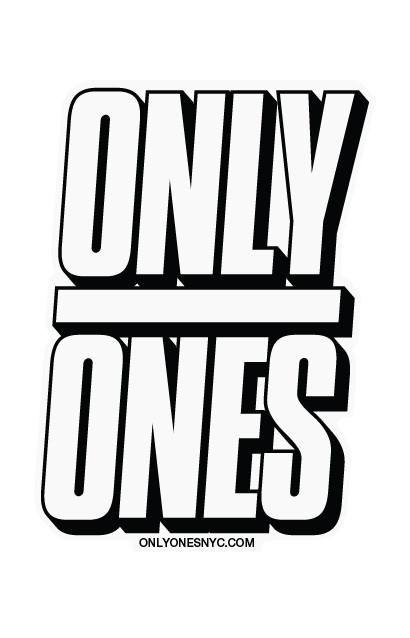 The Ones Logo - SHOP ALL - ONLY ONES