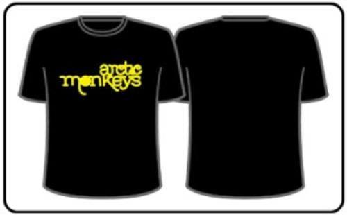 Arctic Monkeys Official Logo - Arctic Monkeys Yellow Logo T-Shirt - Small UK t-shirt (352070)