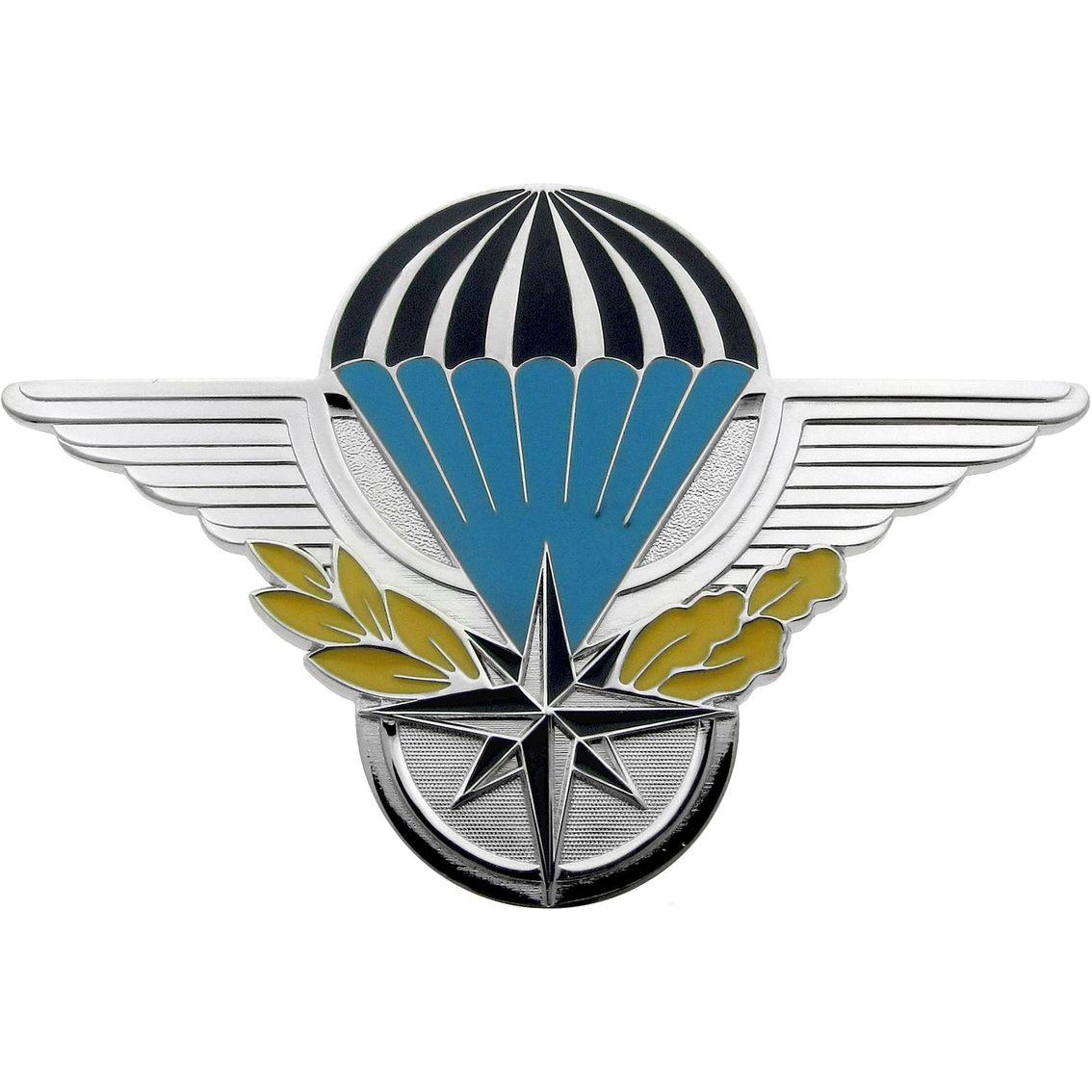 Foreign Military Logo - Army Foreign Jump Wing Romania, Pin-on | Badges, Silver Oxide ...
