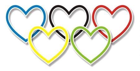 Heart Shaped Olympic Logo - Olympic Travel, Rio Style
