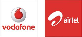 Airtel Logo - Vodafone And Airtel Logo