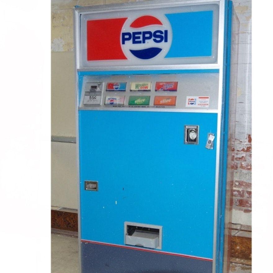 Pepsi Machine Logo - Vintage Pepsi Machine : EBTH