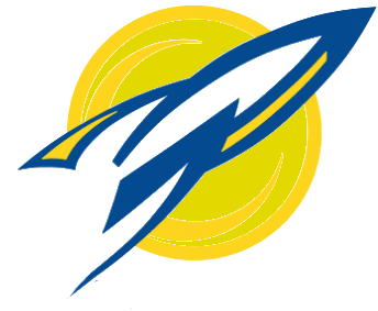 Blue and Yellow College Logo - AICS 2011 Signups
