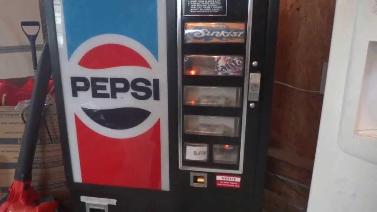 Pepsi Machine Logo - How To Load a Vending Machine