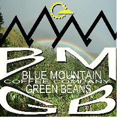 Green Beans Coffee Company Logo - Blue Mountain Green Beans Coffee Company