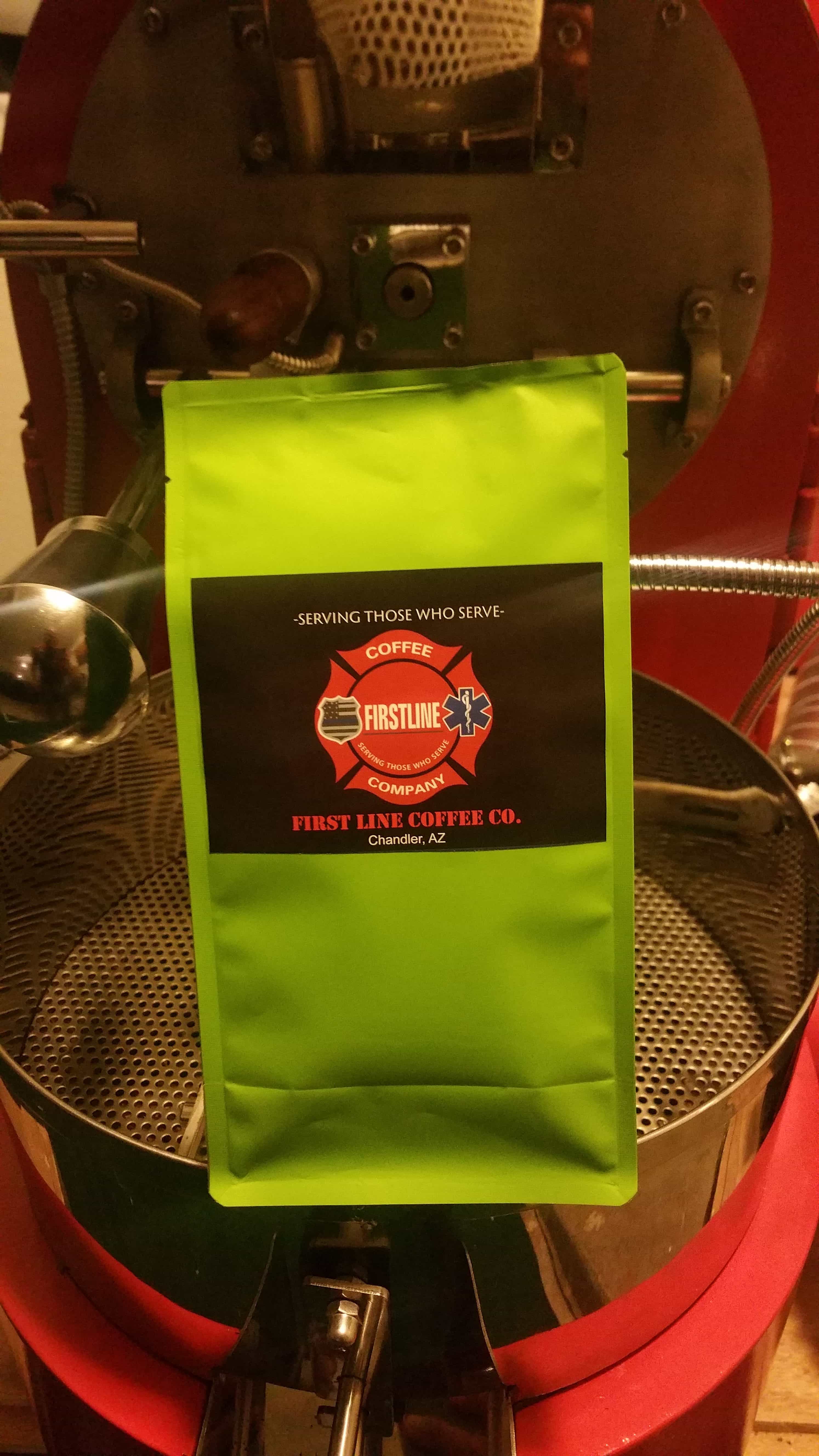 Green Beans Coffee Company Logo - Firstline Coffee – Green Beans – Brothers Helping Brothers