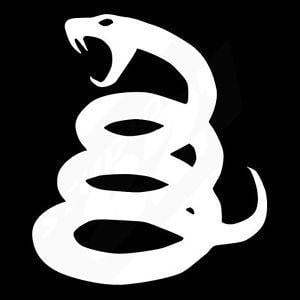 Snake Rattler Logo - DON'T TREAD ON ME RATTLE SNAKE LOGO Decal Car Window Vinyl Decal