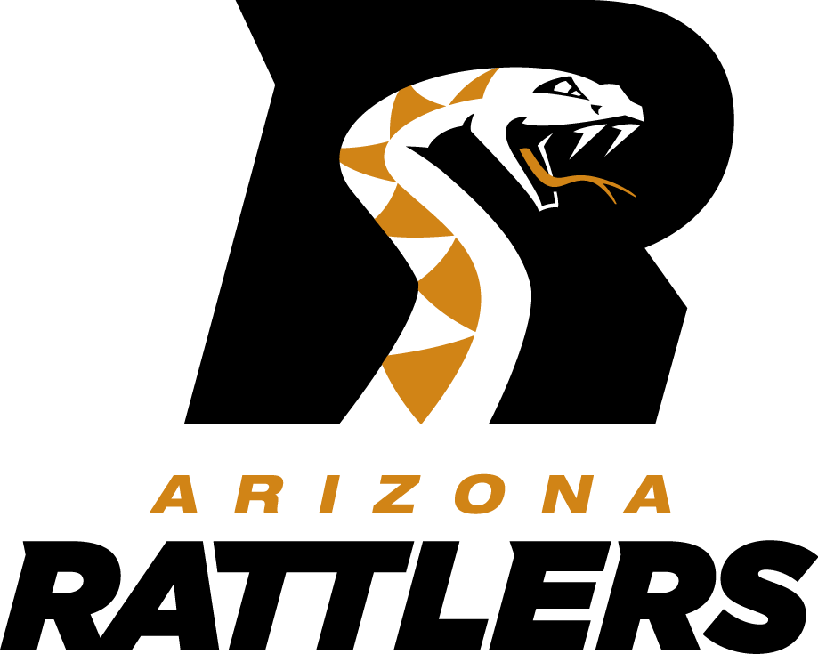 Black and Gold Sports Logo - Arizona Rattlers Primary Logo - Arena Football League (Arena FL ...