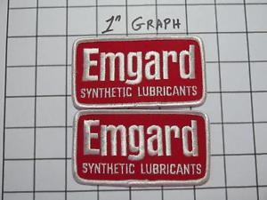 eBay Company Logo - Pair Vintage Company Logo Patches Synthetic Lubricants