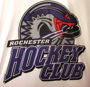 Snake Rattler Logo - ROCHESTER HOCKEY CLUB Rattlers small jersey Michigan polyester